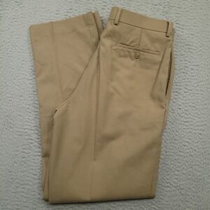 Lauren Ralph Lauren Mens 34x32 Total Comfort Wool Dress Pants Khaki